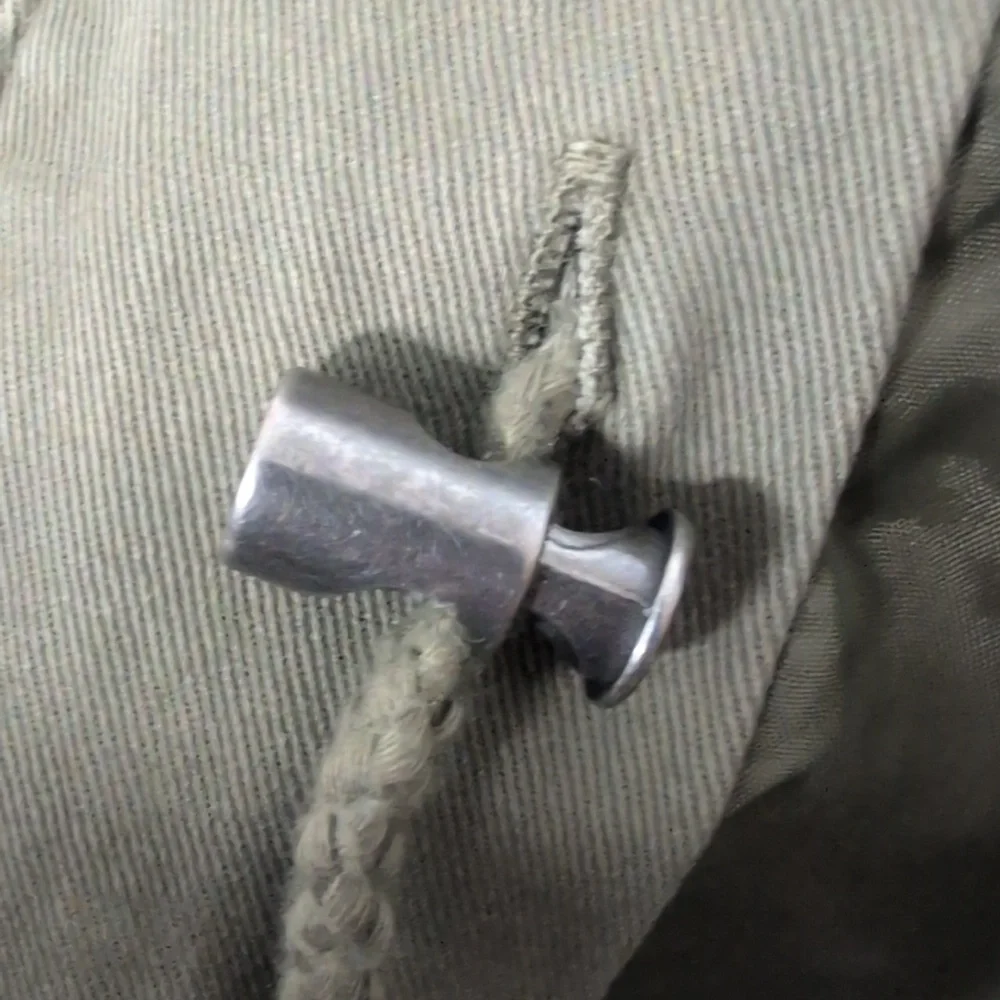 Thread & Supply Green Utility Jacket with Patterned Sleeves - Picture 6 of 8
